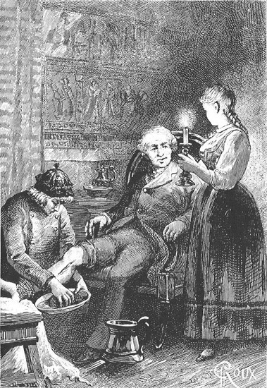 Sylvius Hog (i lenestolen.) Ill: Public Domain