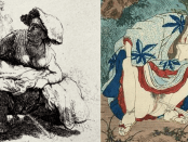 Rembrant van Rinj/Wikipedia Commons, japansk tresnitt fra 1800-tallet